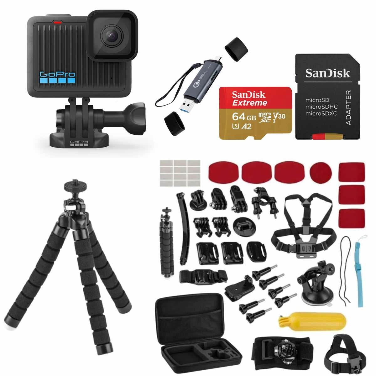 GoPro Hero - Compact Waterproof Action Camera with 4K Ultra HD Video, 12MP Photo