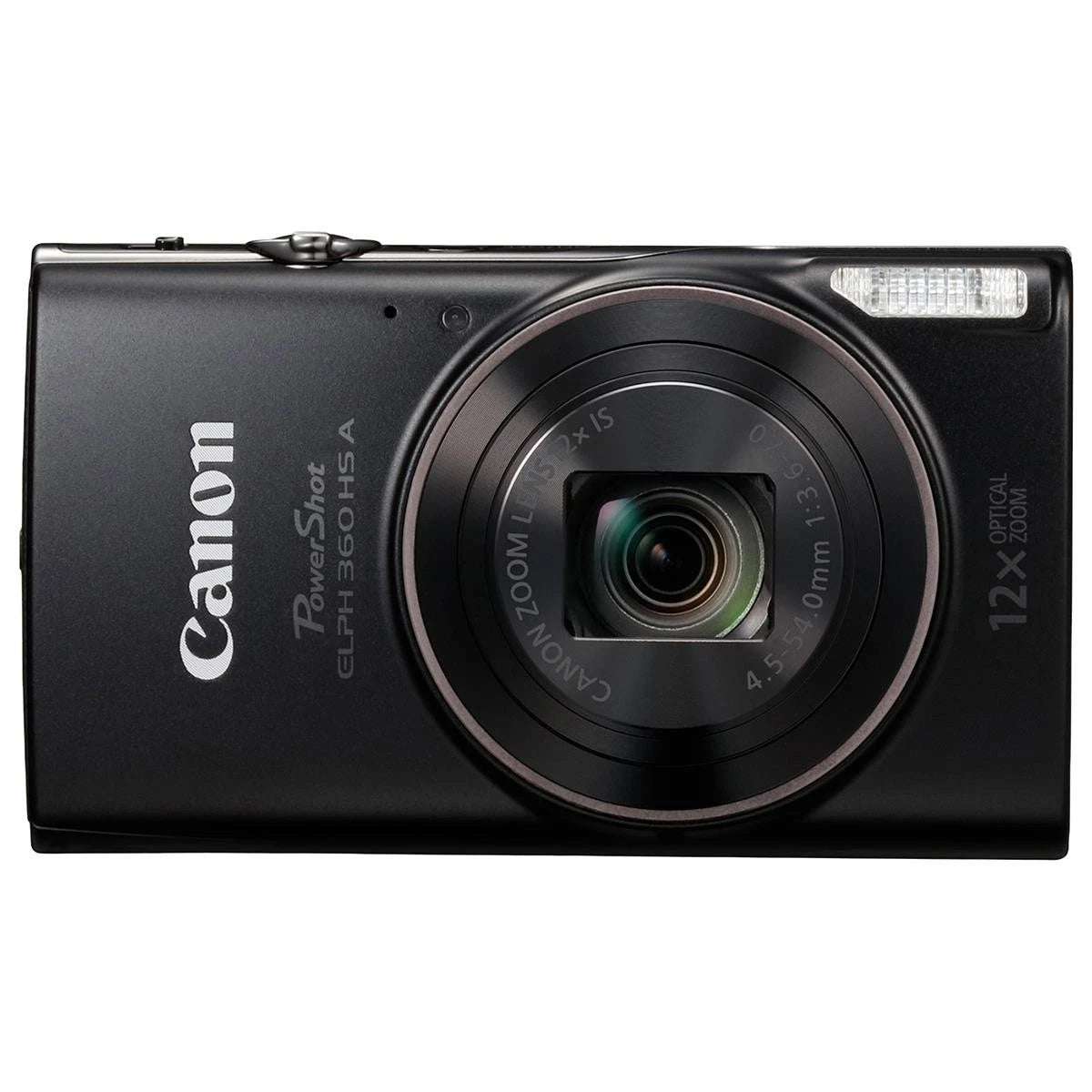 Canon PowerShot ELPH 360 HS Digital Camera Bundle with 64GB microSD Card, SD Ada
