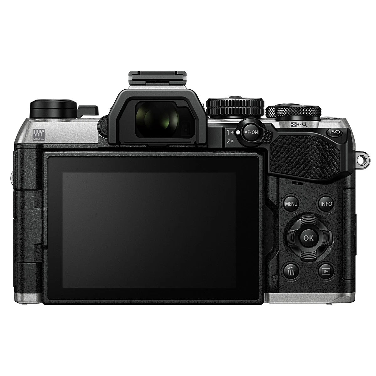 OM SYSTEM OM-5 Mark II Mirrorless Camera, Silver with M.Zuiko Digital ED 14-150m