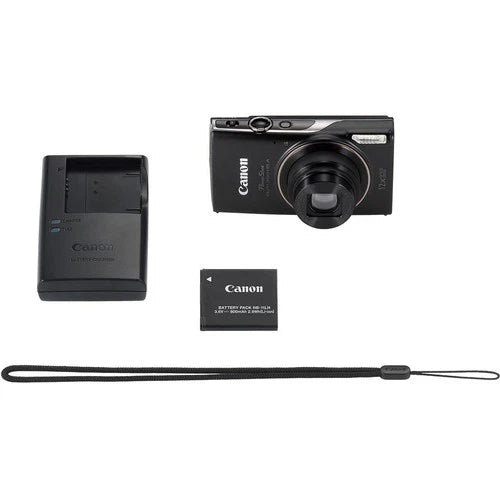 Canon PowerShot ELPH 360 HS Digital Camera Bundle with 64GB microSD Card, SD Ada